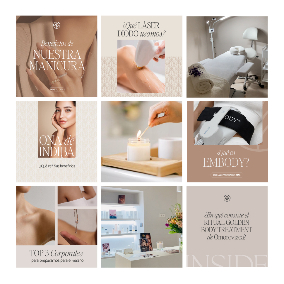 Social media Inside Beauty - Studio serene Soul