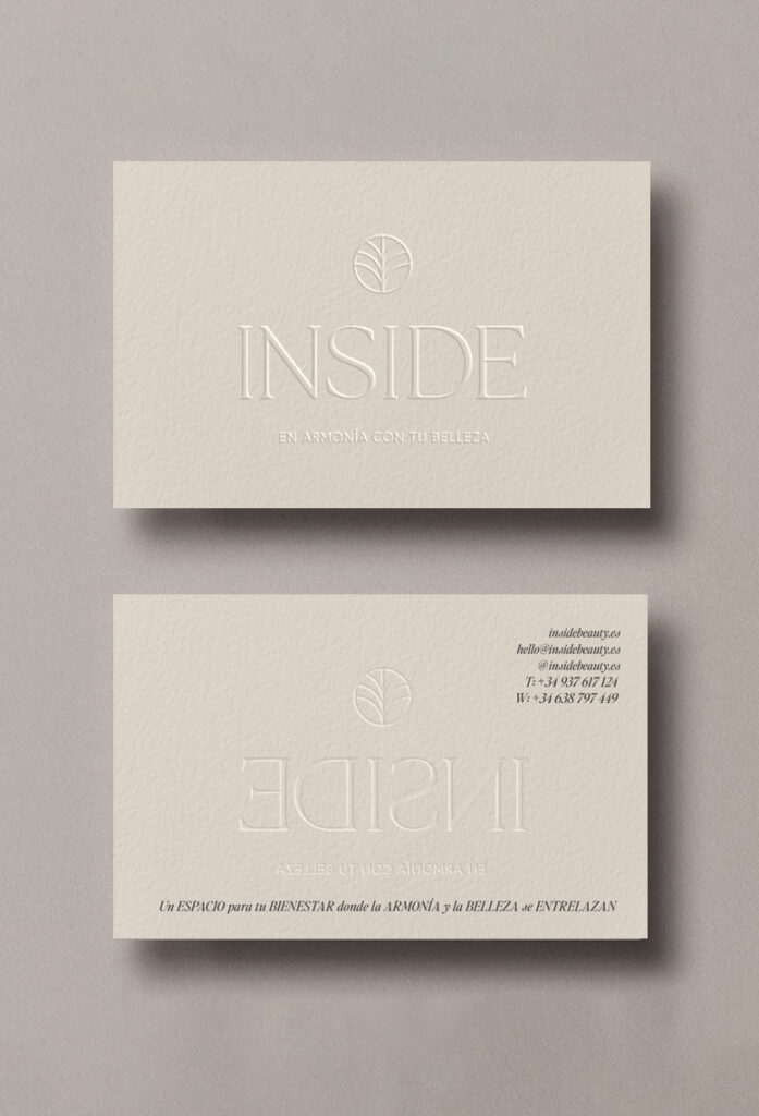 Proyecto identidad de marca Inside Beauty - Studio Serene Soul