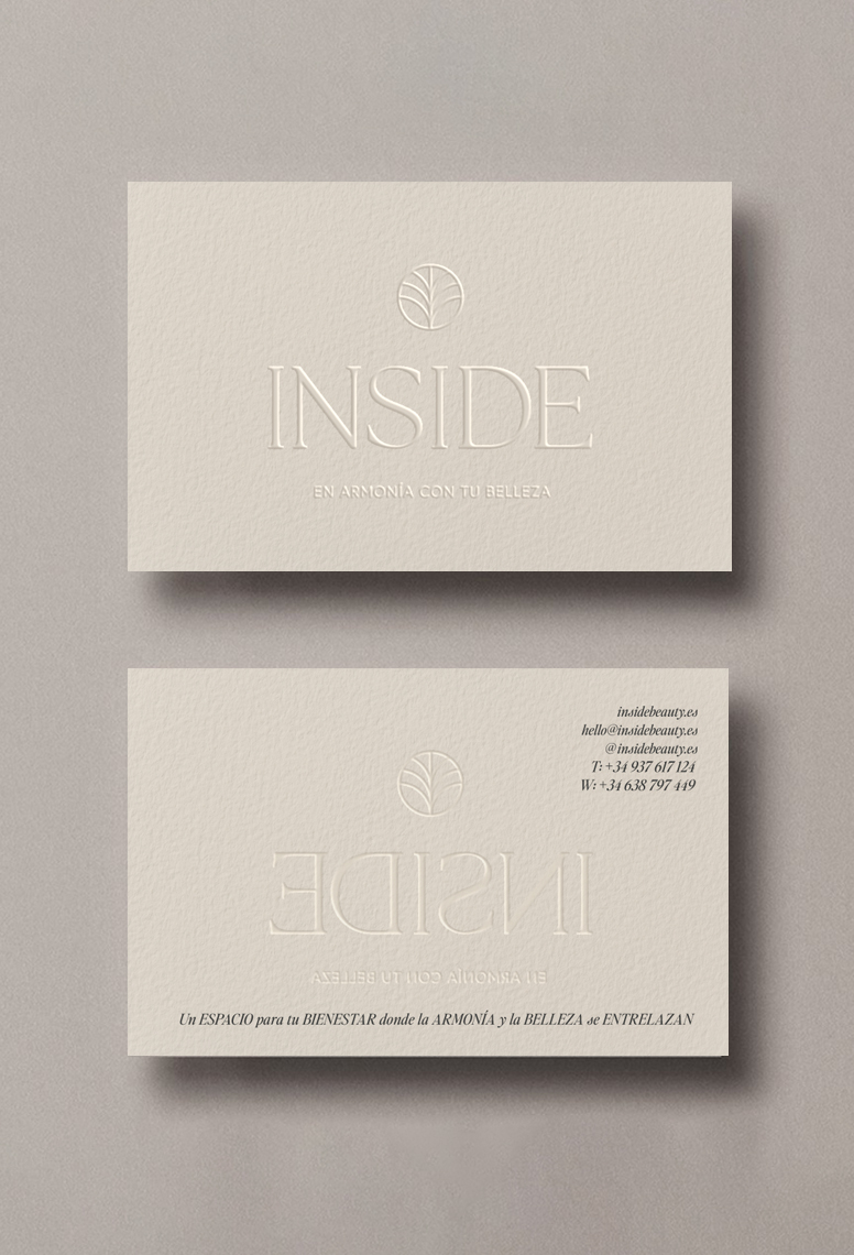 Proyecto identidad de marca Inside Beauty - Studio Serene Soul