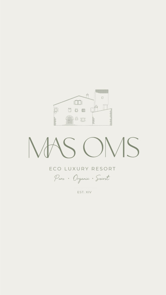 Studio Serene Soul. estudio de branding, proyecto MAS OMS, Hotel