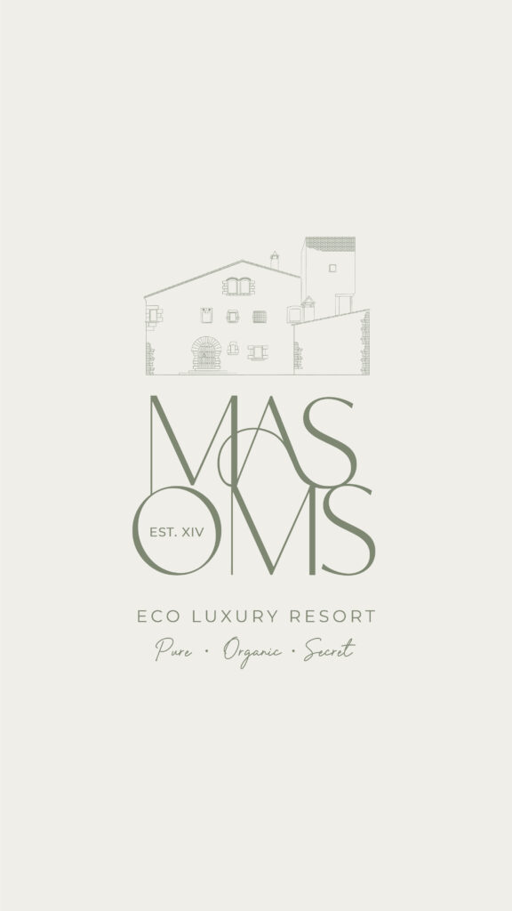 Studio Serene Soul. estudio de branding, proyecto MAS OMS, Eco Luxury Resort