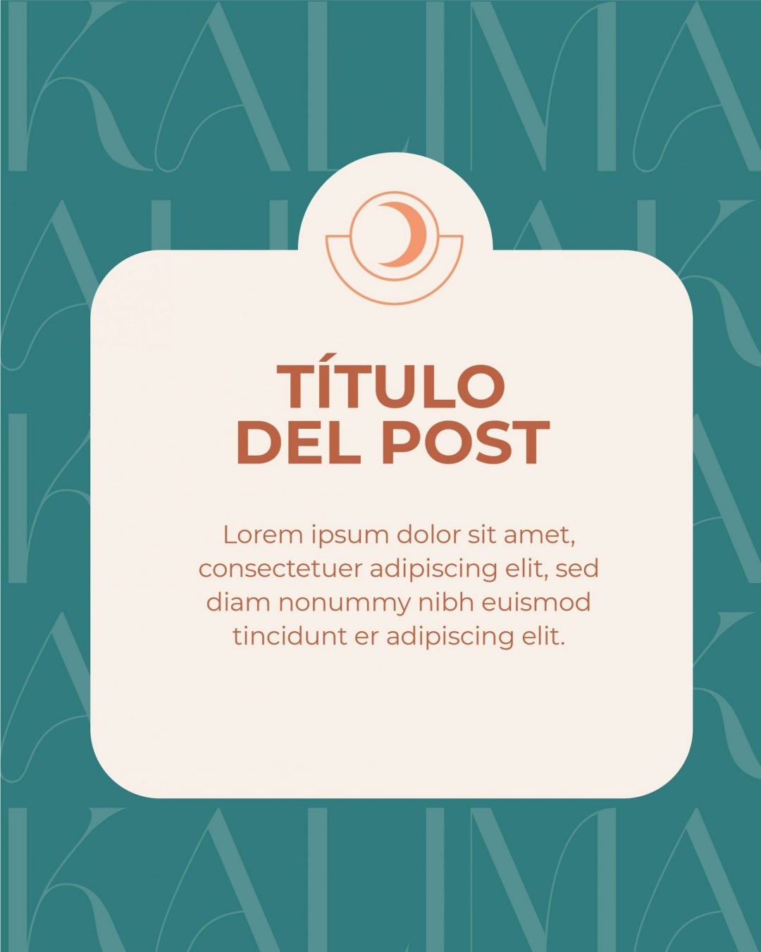 Plantilla de post Instagram