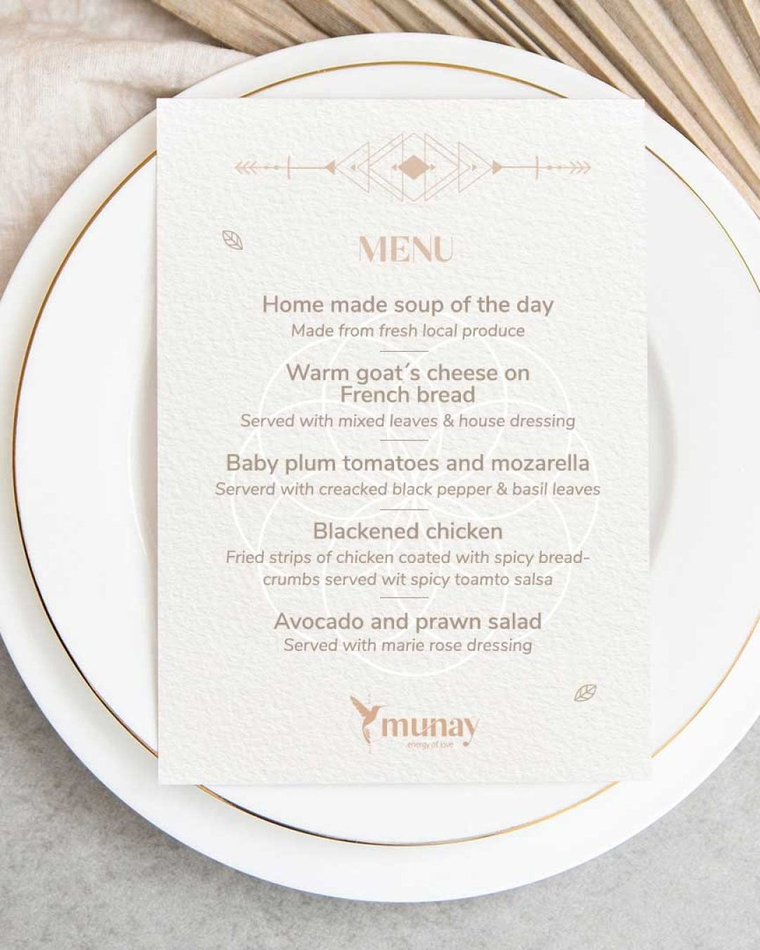 Menu-